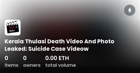 Kerala Thulasi Death Video And Photo Leaked: Suicide Case Video.